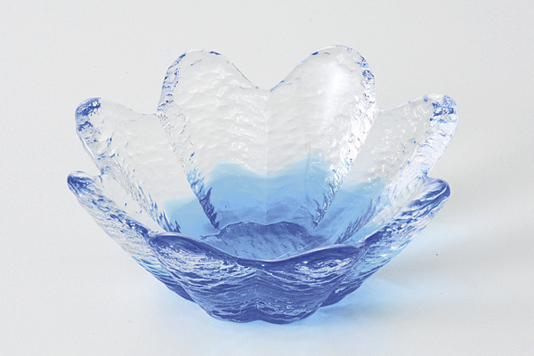 ブルー 花型珍味