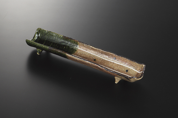 織部赤味 付出皿