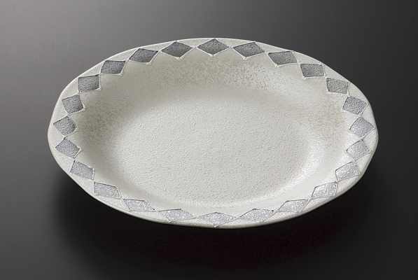 ディアマンテシルバー 20cmプレート