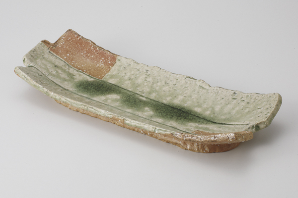 伊賀灰釉 長盛皿