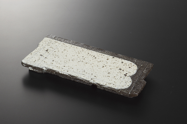 黒うずら文 焼物皿