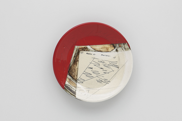 マーブル赤 シェアプレート