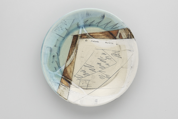 マーブル空 パスタプレート