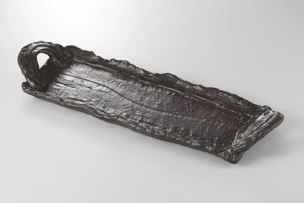 炭化 手付尺5皿