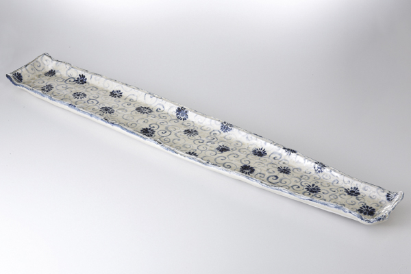 華唐草 長角大盛皿