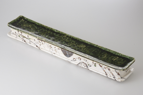 織部 大長陶箱(身)