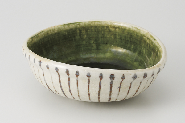 十草内織部 楕円鉢