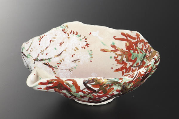 雲錦(無鉛) 片口鉢