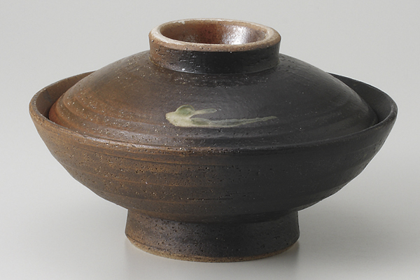 伊賀黒吹 高台6.0蓋向