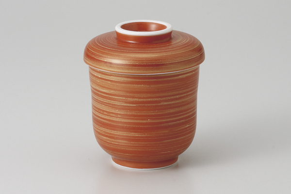 朱巻金彩 小むし碗