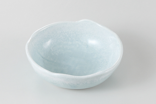 ブルー淡雪 3.5丸鉢