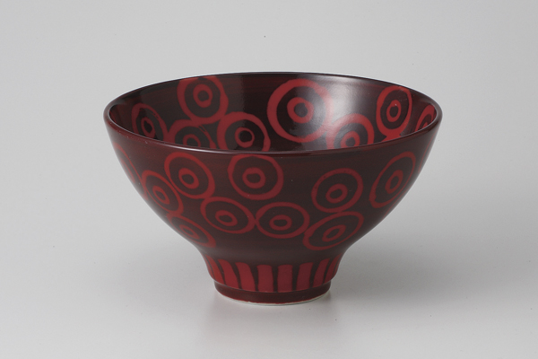 丸紋(紅) 5.5反深丼