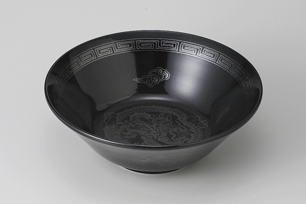 【廃番】黒銀竜紋 6.5切立丼
