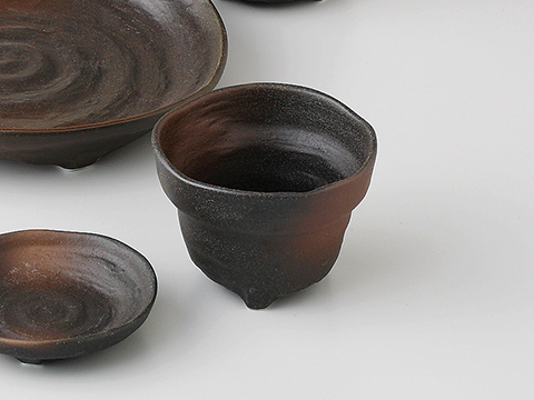 黒備前吹 そば千代口