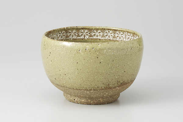 黄唐津印花紋 小丼