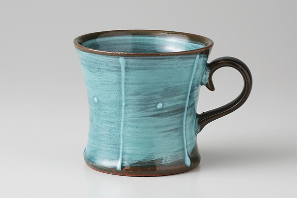 一珍緑釉 マグ