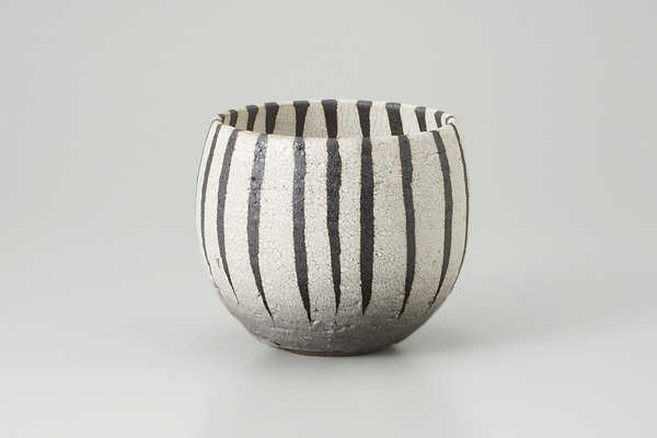 梅花皮十草 ゆったり碗