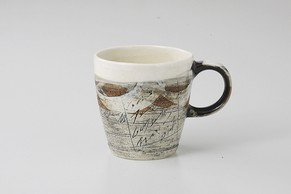 マーブル白 マグ