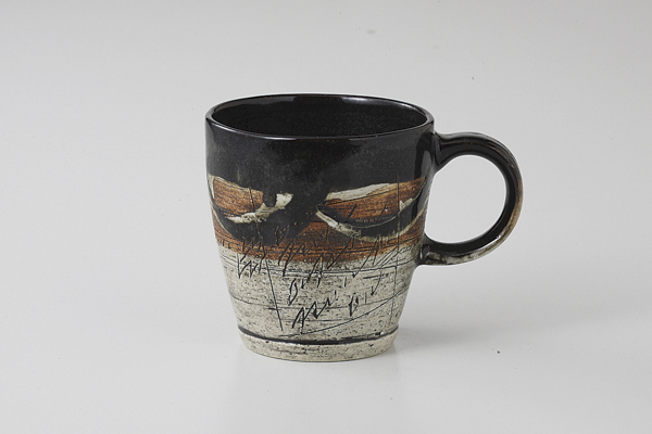 マーブル黒 マグ