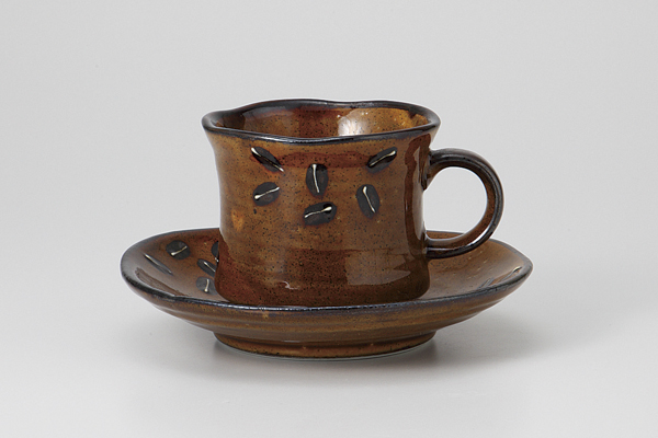 ビーンズ(茶) コーヒーC/S