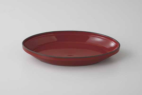 グリルシェフ レッド 楕円グラタン