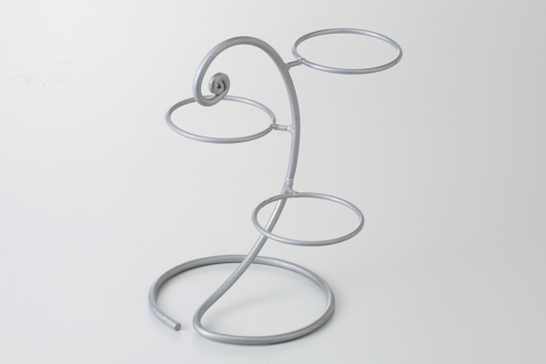 わらび三輪 金具(シルバー)