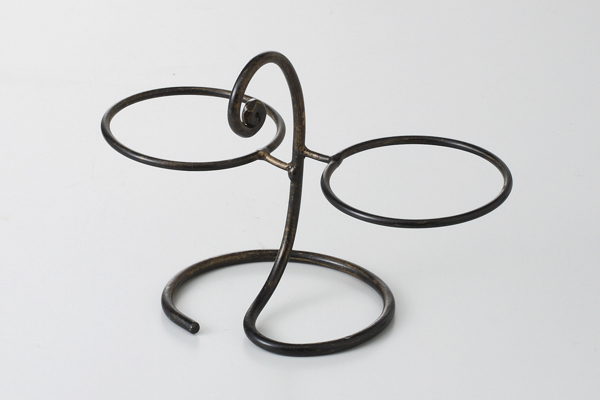 わらび二輪 金具(黒)