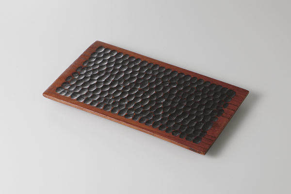 内黒一刀彫 長角トレー