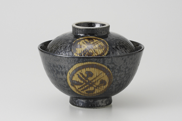 引出黒丸紋 丸蓋丼