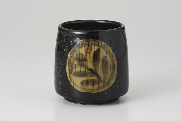 引出黒丸紋 長湯呑