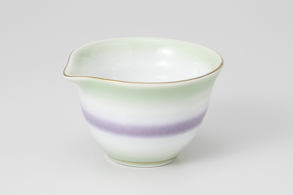 二色吹渕金 片口珍味(大)