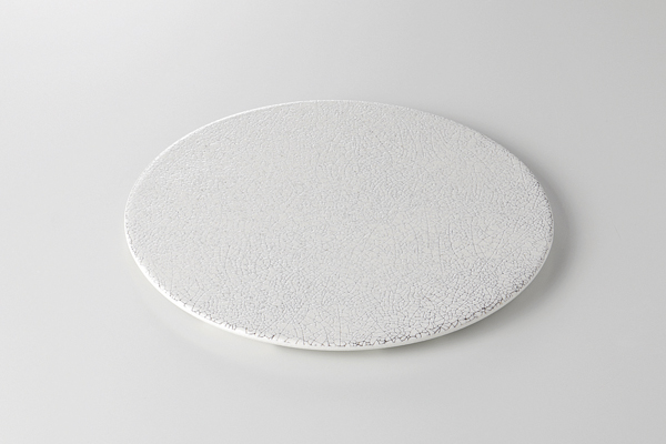 白古代 20cm平丸皿