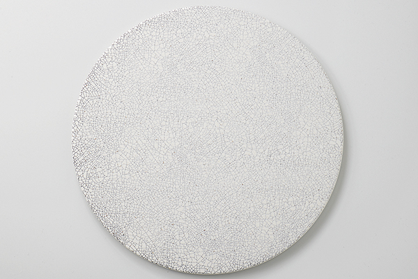 白古代 26cm平丸皿