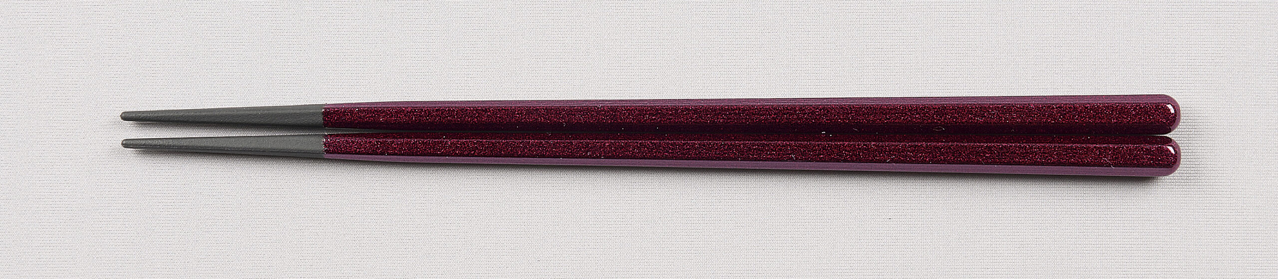 PBT樹脂塗箸 22.2cm六角木目箸 ﾜｲﾝ輝き 22.