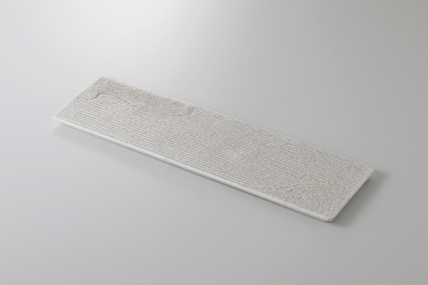 枯山水 34cm細平長角皿