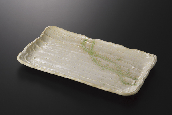 葉桜 荒ソギほっけ皿