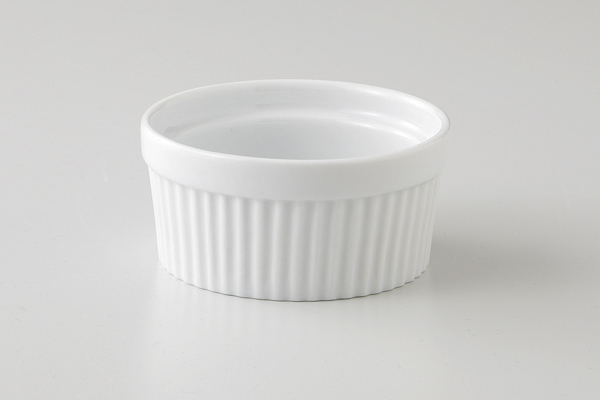 【廃番】白磁 3吋スフレ