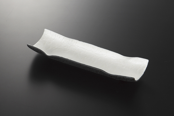 銀和紙模様 付出皿