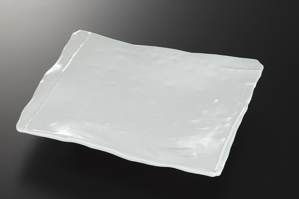 【廃番】青白磁 角9.5盛皿