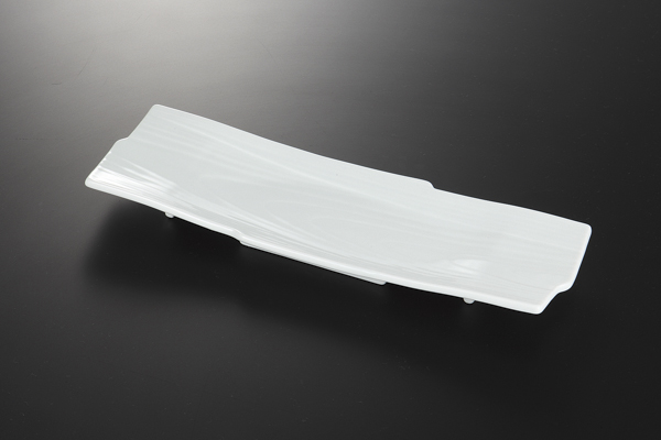 【廃番】青白磁木目 尺三長皿