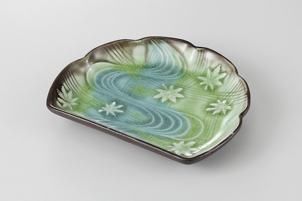 【廃番】フリット半月 銘々皿