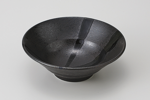 漆黒 輪二重5.5深鉢