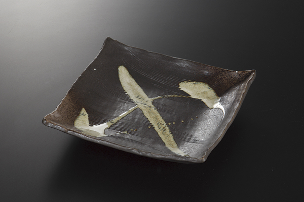 クシメ白流し 正角大皿