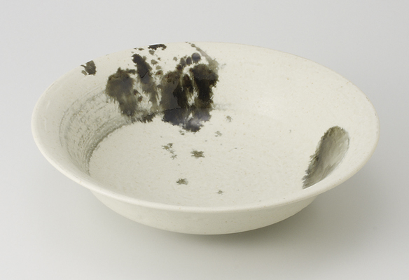 【廃番】墨緑彩憩優器 9.5大鉢