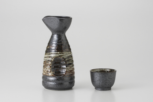 白刷毛均窯 一合徳利