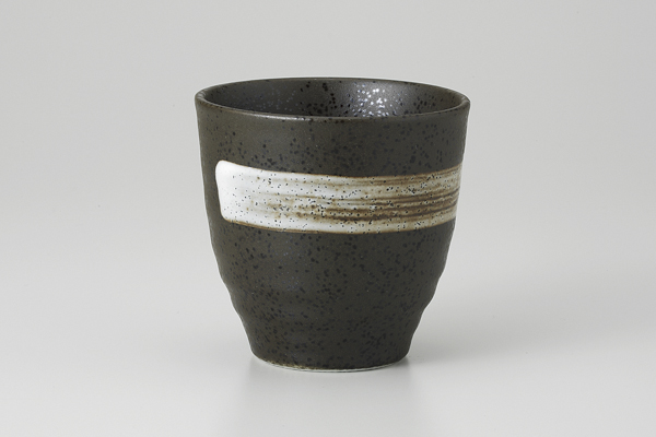 【廃番】白刷毛天目 平成湯呑