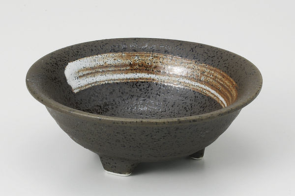 【廃番】白刷毛天目 三つ足ミニ小鉢