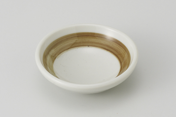 黄地ハケメ 2.5深皿