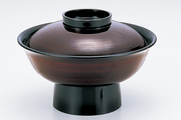 6寸飛龍椀 溜絞り刷毛目