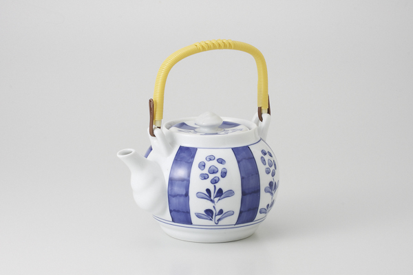 【廃番】間取花 6号土瓶Uアミ